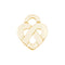 Pendentif Pendentif Poiray, "Coeur Entrelacé", or jaune. 58 Facettes 35321