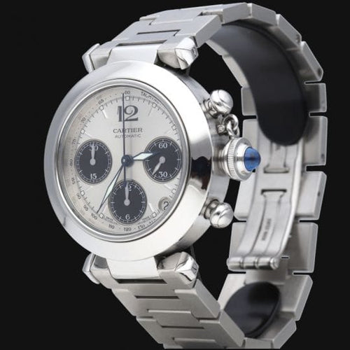 Montre Cartier Montre Pasha Chronograph 58 Facettes MT44368