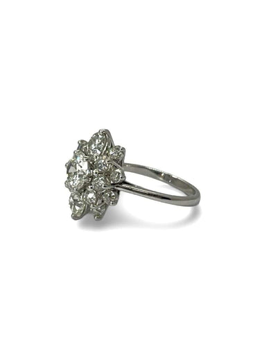 Bague 49 Bague ancienne or et diamants 3,30 ct 58 Facettes 00035401