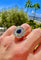 Bague 56 Bague Art Deco - Or 18 Carats, Saphir Naturel Non Chauffé et Diamants 58 Facettes 469