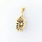Pendentif Pendentif en or jaune saphirs et diamants 58 Facettes 30899
