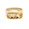 Bague 58 Bague en or jaune et or gris 14k 58 Facettes MTB1142