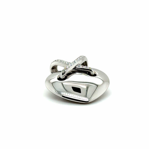Chaumet - Pendentif Coeur lien Or blanc et Diamants 58 Facettes 1.0000461/4