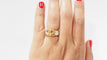 Bague 54 Bague en Or Bicolore & Citrine 58 Facettes 15885