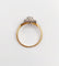 Bague 52.5 Bague marguerite victorienne or jaune, diamants taille rose (circa 1890) 58 Facettes A06138