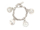 Bracelet vintage bracelet HERMES chaine d'ancre breloques marines t16 en argent 925 58 Facettes 267839