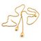 Collier Collier or jaune 2 motifs olives allongées 58 Facettes