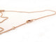 Collier collier HERMES pendentif finesse h219315b 00 39-41 or rose 18k 17 diamants 58 Facettes 266326