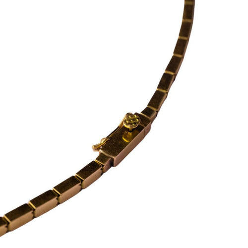 Collier Collier Retro - années 50 - or jaune 18k 58 Facettes