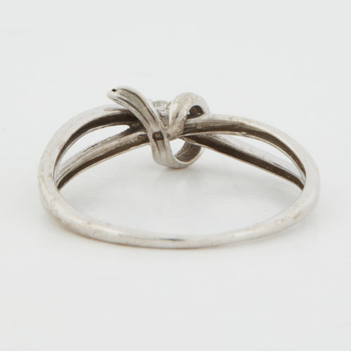 Bague 51 BAGUE EN OR BLANC 18 CARATS 58 Facettes REF 3021/19