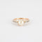 Bague 53.5 Bague ancienne en or avec une perle fine et diamants 58 Facettes P10L3
