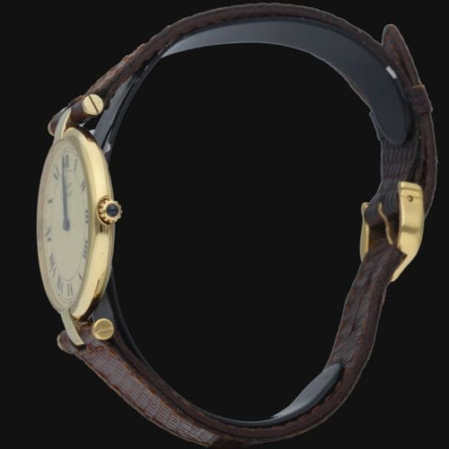 Montre Cartier Montre Must De Cartier Vermeil 58 Facettes MT43105