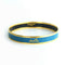 Bracelet Bracelet Hermès, Email bleu 58 Facettes