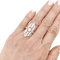 Bague 51 Bague Art Déco, platine et diamants. 58 Facettes 34491