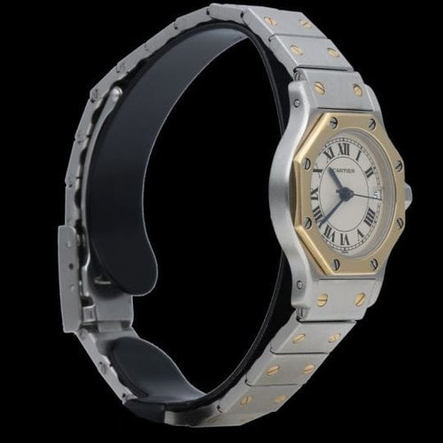 Montre Cartier Montre Santos Ronde Octagon 58 Facettes MT44424