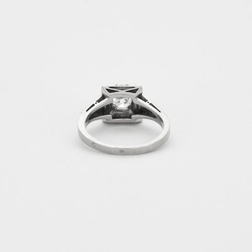 Bague BAGUE SOLITAIRE ART DECO DIAMANTS 58 Facettes 31300595