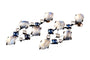 Boucles d'oreilles Pendants d'oreilles titane, pierre de lune, saphirs et diamants 58 Facettes 227235