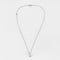 Collier Chaine or blanc et pendentif diamant 58 Facettes CHAL0433