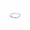 Bague Alliance Américaine or blanc diamants 58 Facettes LP1036/13