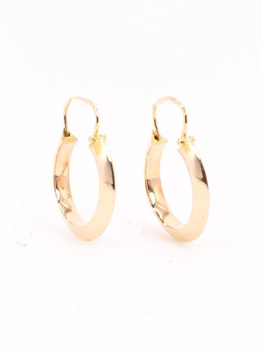 Boucles d'oreilles Créoles vintage or rose 58 Facettes 1173.3