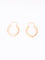 Boucles d'oreilles Créoles vintage or rose 58 Facettes 1173.3