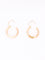 Boucles d'oreilles Créoles vintage or rose 58 Facettes 1173.3
