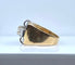 Bague 52 Bague Tank en or 18 carats et platine et diamants 58 Facettes AB517