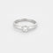 Bague 53 Bague solitaire en or blanc et diamants 58 Facettes GU294