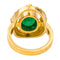 Bague 51 Bague Or jaune Emeraude, Diamant 58 Facettes 4354717CN