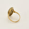 Bague 57 Bague en or jaune, blanc et diamants 58 Facettes ASN0490