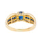 Bague 51 Bague Or jaune Saphir, Diamant 58 Facettes 2866506CN