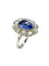 Bague Belle-Epoque en or blanc, saphir et diamants 58 Facettes