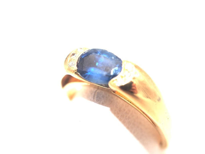 Bague POIRAY - Bague or jaune, saphir et diamants 58 Facettes