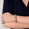Bracelet Bracelet articulé en or jaune à maille peau de serpent 58 Facettes LIS2032