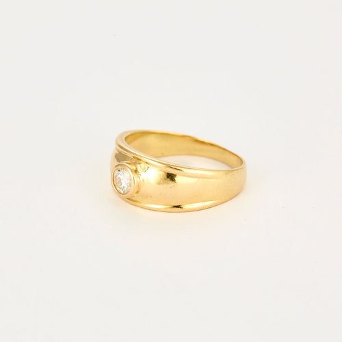 Bague 55 Bague or jaune diamant 58 Facettes