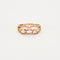 Bague 53 Bague or rose et morganites 58 Facettes LP320/4