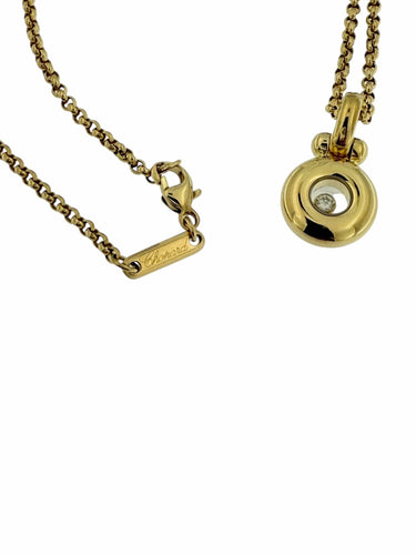 Chopard Collier en or jaune 18 carats Happy Diamonds