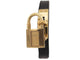 Montre montre vintage HERMES Kelly Mini Cadenas 20 mm plaque or quartz dame 58 Facettes 268902