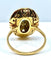 Bague Bague en or jaune 18 carats ,saphir cabochon et diamants 58 Facettes AB232