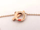Collier collier HERMES pendentif finesse h219315b 00 39-41 or rose 18k 17 diamants 58 Facettes 266326