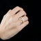 Bague 51 MELLERIO - Graphic - Bague or blanc et rose 58 Facettes J1WP335-0051