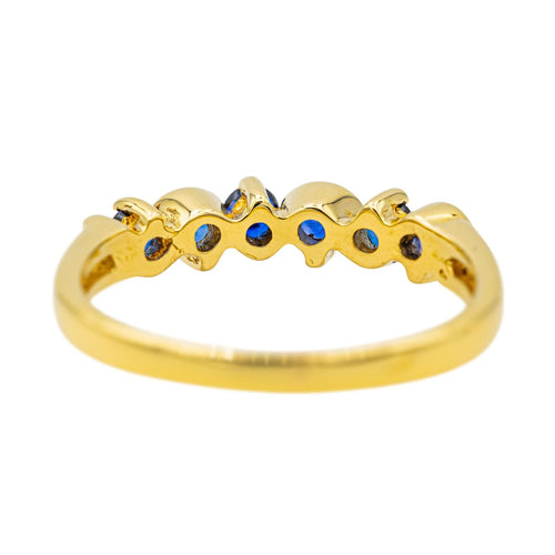 Bague 55 Bague Or jaune Saphir 58 Facettes 3428108CN