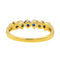Bague 55 Bague Or jaune Saphir 58 Facettes 3428108CN