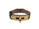 Montre montre vintage HERMES Kelly Mini Cadenas 20 mm plaque or quartz dame 58 Facettes 268902