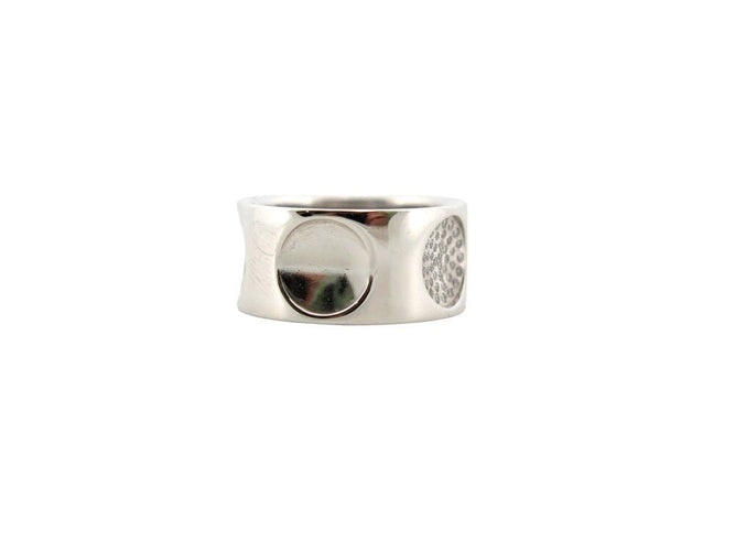 Bague 49 bague LOUIS VUITTON clous creux gm or blanc 18k & diamants 58 Facettes 267036