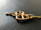 Pendentif Hermès - Pendentif "Chaine d'Ancre Enchainée" Or Rose Diamant 58 Facettes