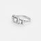 Bague 57.5 Bague or gris et diamants 58 Facettes 250139
