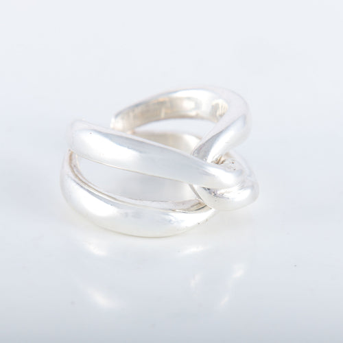 Bague 52 Bague Jonc ouvert Argent 58 Facettes 8400
