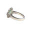 Bague 52.5 BAGUE PLATINE STYLE ART DÉCO AVEC DIAMANTS ET ÉMERAUDE 58 Facettes Q16B