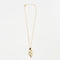 Collier Collier or jaune avec Pendentif Serpent en Émail Blanc avec Diamants et Rubis 58 Facettes 3276